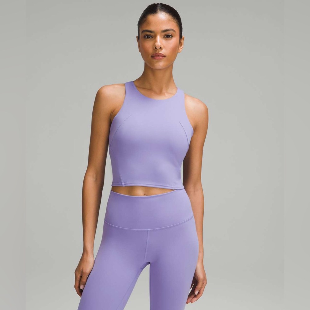 Lululemon Wunder Train Racerback Tank Top size 10 Dark Lavender